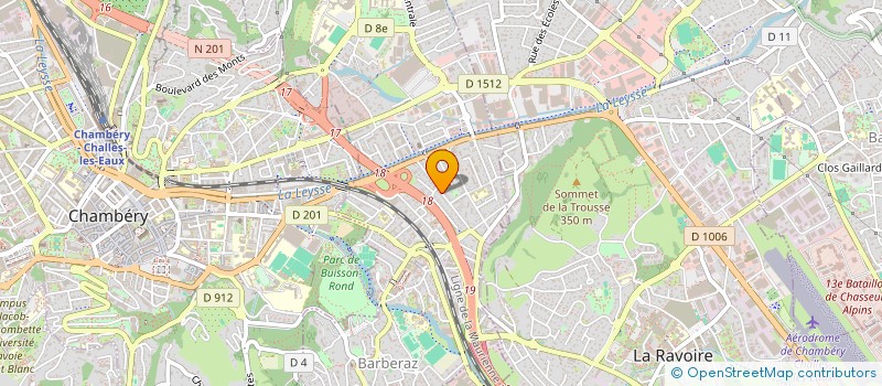 localisation de l'entreprise BARBE  BARBERAZ