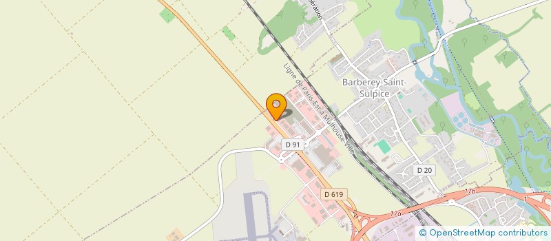 localisation de l'entreprise BARBE  BARBEREY-SAINT-SULPICE