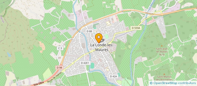 localisation de l'entreprise BARBE A PAPA à LA LONDE-LES-MAURES