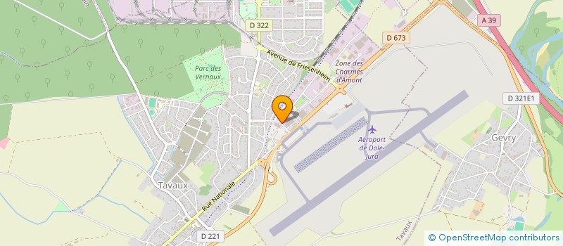 localisation de l'entreprise BARBE BLEUE  TAVAUX