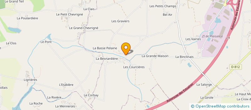 localisation de l'entreprise BARBE ET FOUQUET à SAINT-SAUVEUR-DES-LANDES