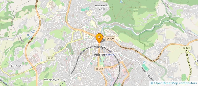 localisation de l'entreprise BARBE EUGENE ET JOSETTE à VOIRON