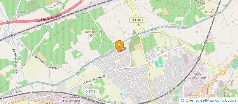 localisation de l'entreprise BARBE FRERES à LUNEL