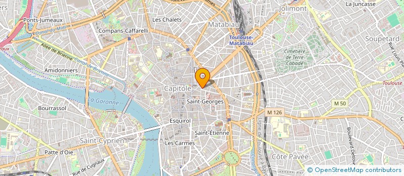 localisation de l'entreprise BARBE LAGLIEZE & ASSOCIES à TOULOUSE