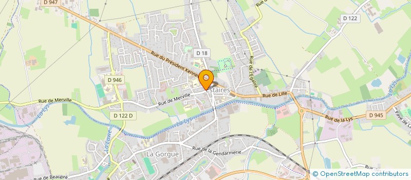 localisation de l'entreprise BARBE OPTICIEN  ESTAIRES