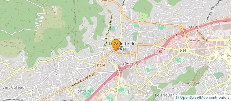 localisation de l'entreprise BARBE ROUSSE à LA VALETTE-DU-VAR