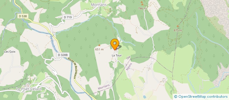 localisation de l'entreprise BARBE ROUSSE ( GROUPEMENT D'EMPLOYEURS AGRICOLE)  MORNANS