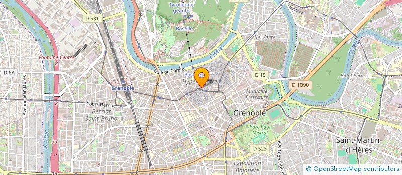 localisation de l'entreprise BARBEAU-MARKETING à GRENOBLE