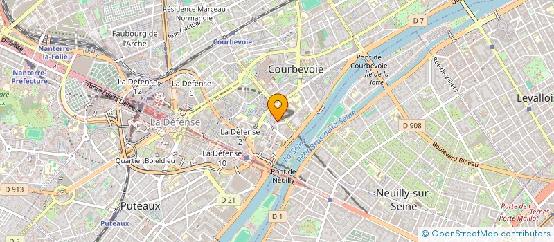 localisation de l'entreprise BARBEDOR S à COURBEVOIE
