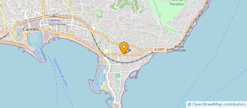 localisation de l'entreprise BARBEL à CANNES