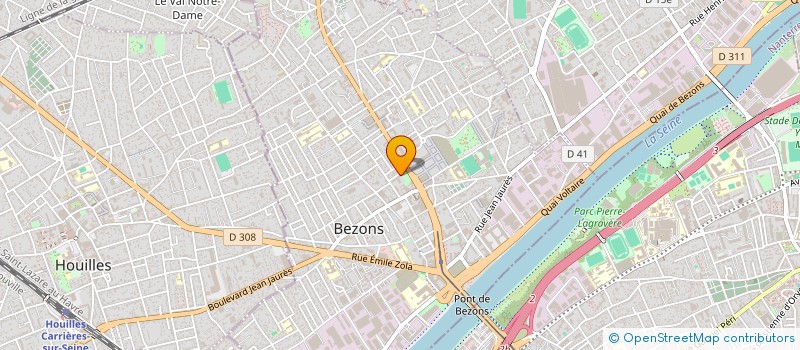 localisation de l'entreprise BARBEL MARIE ANGE ET CAGGINI FRANCOISE à BEZONS