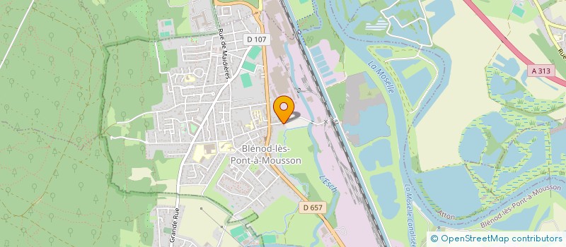 localisation de l'entreprise BARBELIN ELECTRICITE à BLENOD-LES-PONT-A-MOUSSON