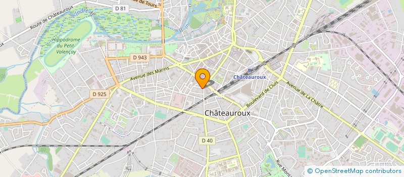 localisation de l'entreprise BARBELL ATHLETIC CLUB  CHATEAUROUX