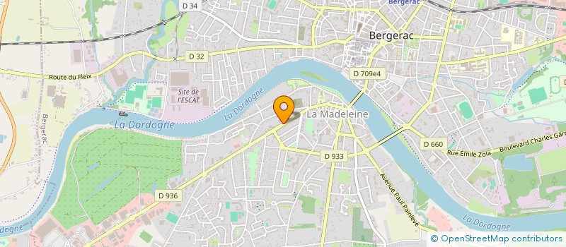 localisation de l'entreprise BARBELL & BGR à BERGERAC
