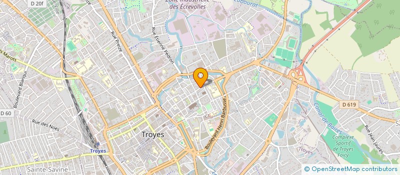 localisation de l'entreprise BARBELL CLUB GRAND TROYES  TROYES