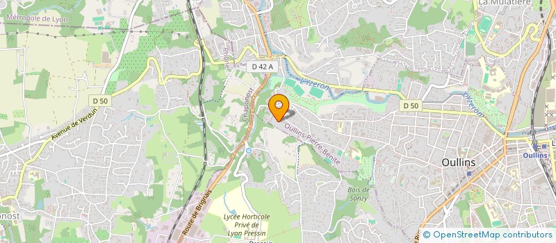 localisation de l'entreprise BARBELOUCHE PRODUCTION  OULLINS-PIERRE-BENITE