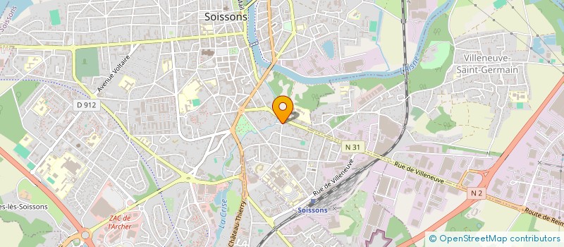 localisation de l'entreprise BARBENCROC à SOISSONS