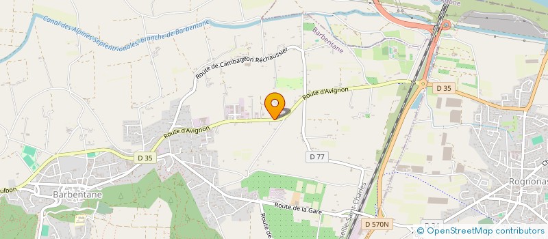 localisation de l'entreprise BARBENTANE JET ATTITUDE  BARBENTANE