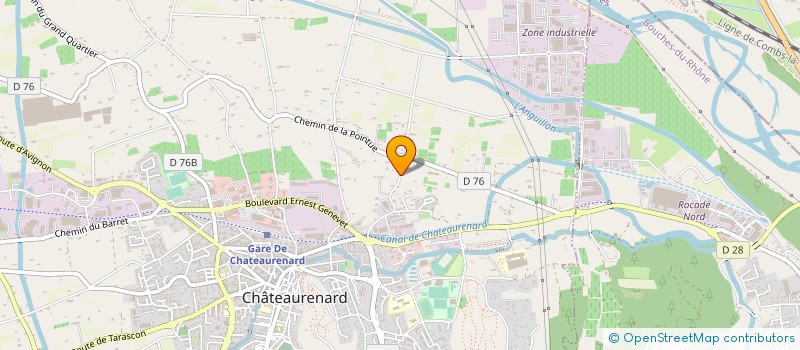 localisation de l'entreprise BARBENTANE PRIMEURS - SOCIETE D'EXPLOITATION DES ETABLISSEMENTS REYNAUD - à CHATEAURENARD