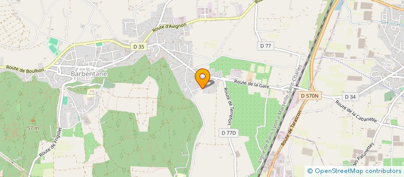 localisation de l'entreprise BARBENTANE RUGBY LEAGUE  BARBENTANE