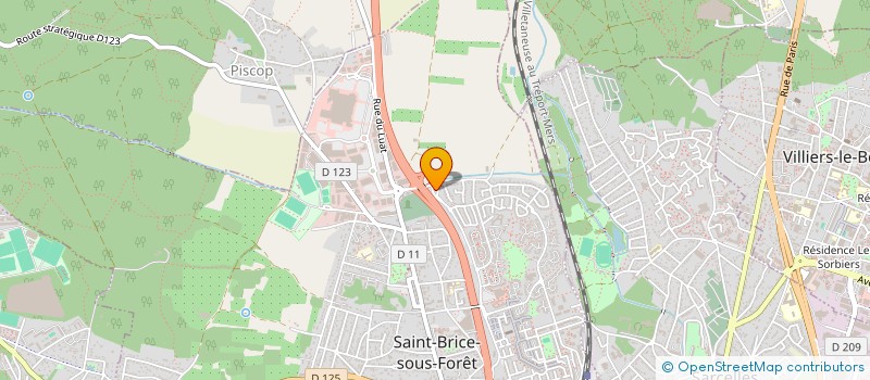 localisation de l'entreprise BARBER 1000  SAINT-BRICE-SOUS-FORET