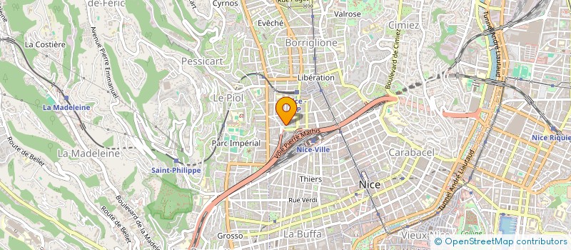 localisation de l'entreprise BARBER 16  NICE