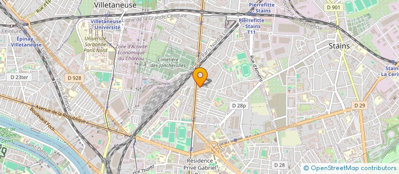 localisation de l'entreprise BARBER 47 à PIERREFITTE-SUR-SEINE