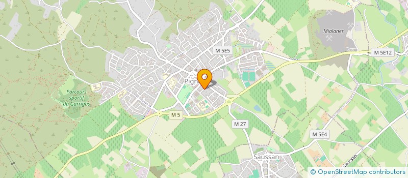 localisation de l'entreprise BARBER  PIGNAN