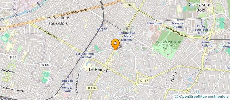 localisation de l'entreprise BARBER BALL à LE RAINCY
