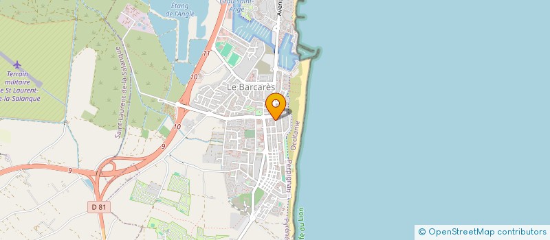 localisation de l'entreprise BARBER BARCARES  LE BARCARES