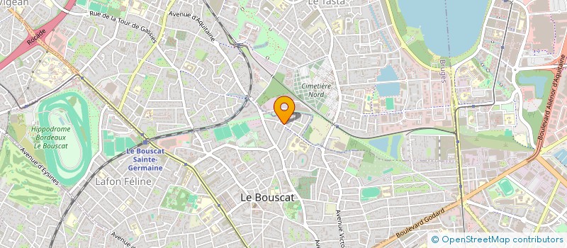 localisation de l'entreprise BARBER & BEAUTY à LE BOUSCAT