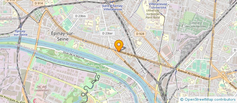 localisation de l'entreprise BARBER BOOM à EPINAY-SUR-SEINE