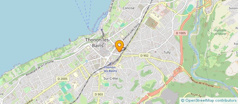 localisation de l'entreprise BARBER BROS à THONON-LES-BAINS