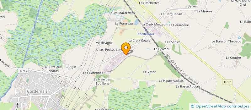 localisation de l'entreprise BARBER CENTRAL  CORDEMAIS