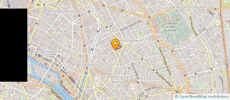 localisation de l'entreprise BARBER CHAMBON  PARIS