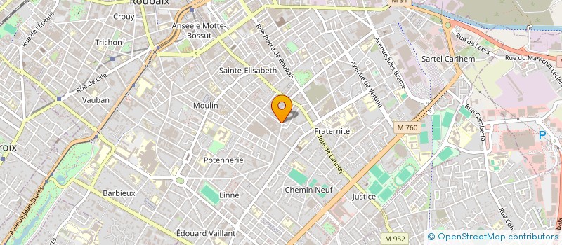 localisation de l'entreprise BARBER CITY COIFFURE  ROUBAIX