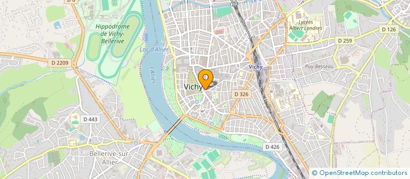 localisation de l'entreprise BARBER CLEMENCEAU à VICHY
