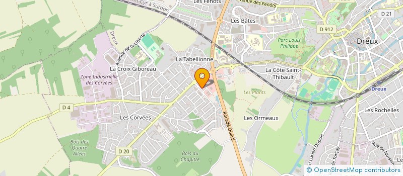 localisation de l'entreprise BARBER CLUB à VERNOUILLET