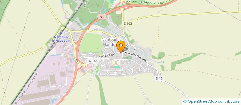 localisation de l'entreprise BARBER CLUB NANTEUIL  NANTEUIL-LE-HAUDOUIN