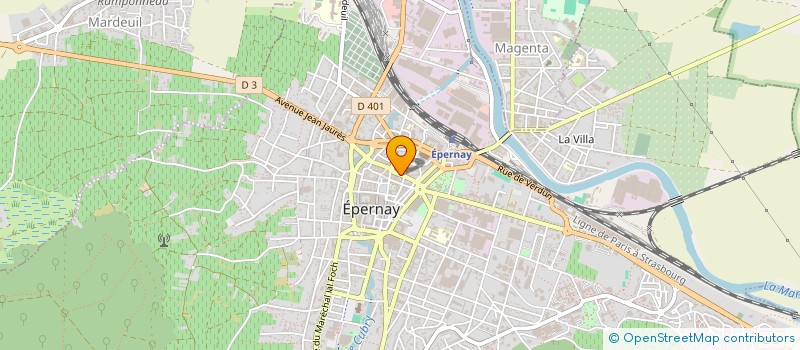 localisation de l'entreprise BARBER CLUB SALOON à EPERNAY
