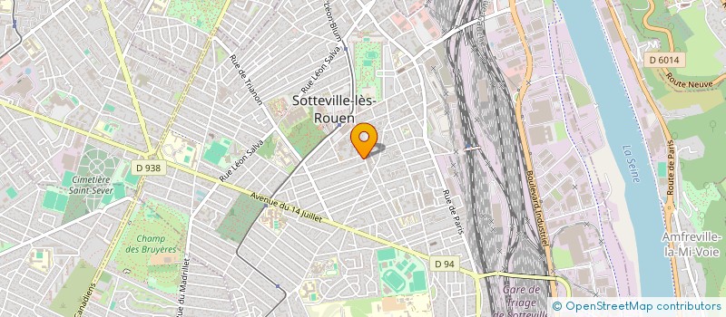 localisation de l'entreprise BARBER COIFF  SOTTEVILLE-LES-ROUEN