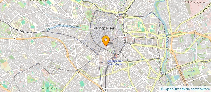localisation de l'entreprise BARBER COMEDIE à MONTPELLIER