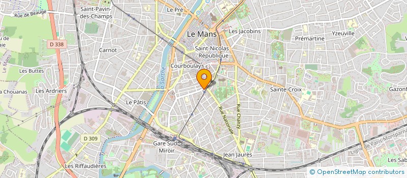 localisation de l'entreprise BARBER COMPAGNY  LE MANS