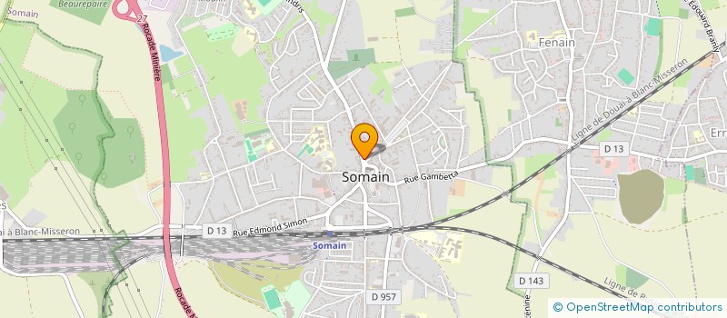 localisation de l'entreprise BARBER CONCEPT à SOMAIN
