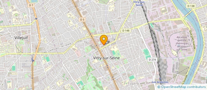 localisation de l'entreprise BARBER DE LA MAIRIE à VITRY-SUR-SEINE