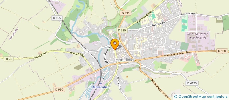 localisation de l'entreprise BARBER DISTRICT  MONTDIDIER