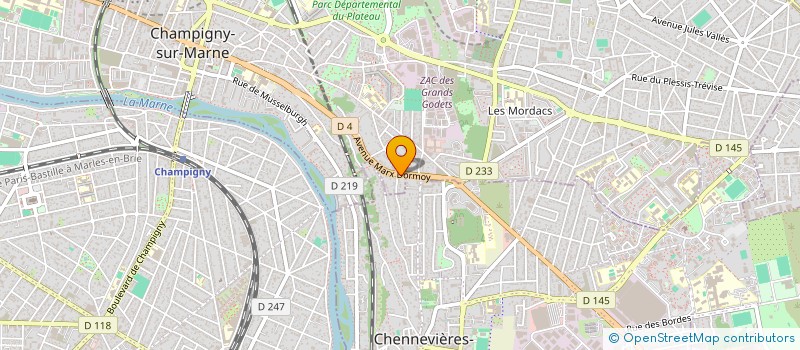 localisation de l'entreprise BARBER DU FORT à CHAMPIGNY-SUR-MARNE