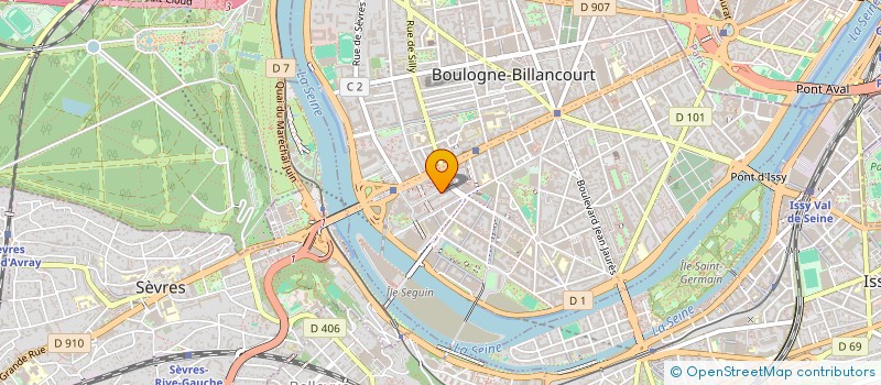 localisation de l'entreprise BARBER DU FORUM à BOULOGNE-BILLANCOURT