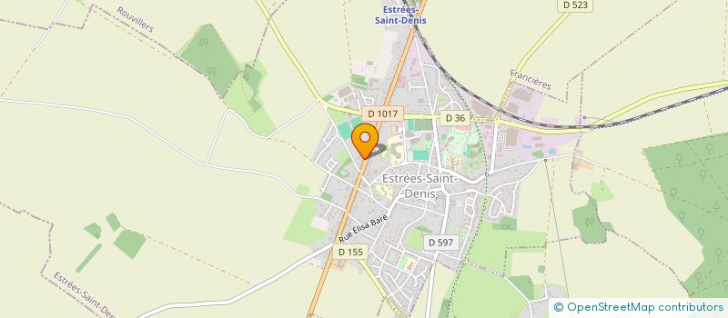 localisation de l'entreprise BARBER E.S.D.  ESTREES-SAINT-DENIS