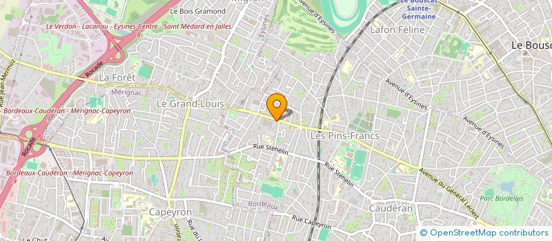 localisation de l'entreprise BARBER FACTORY  BORDEAUX